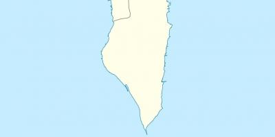 Kart av Bahrain vektor kart