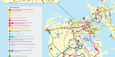 Bahrain buss rute kart